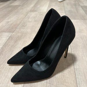 Black high heels